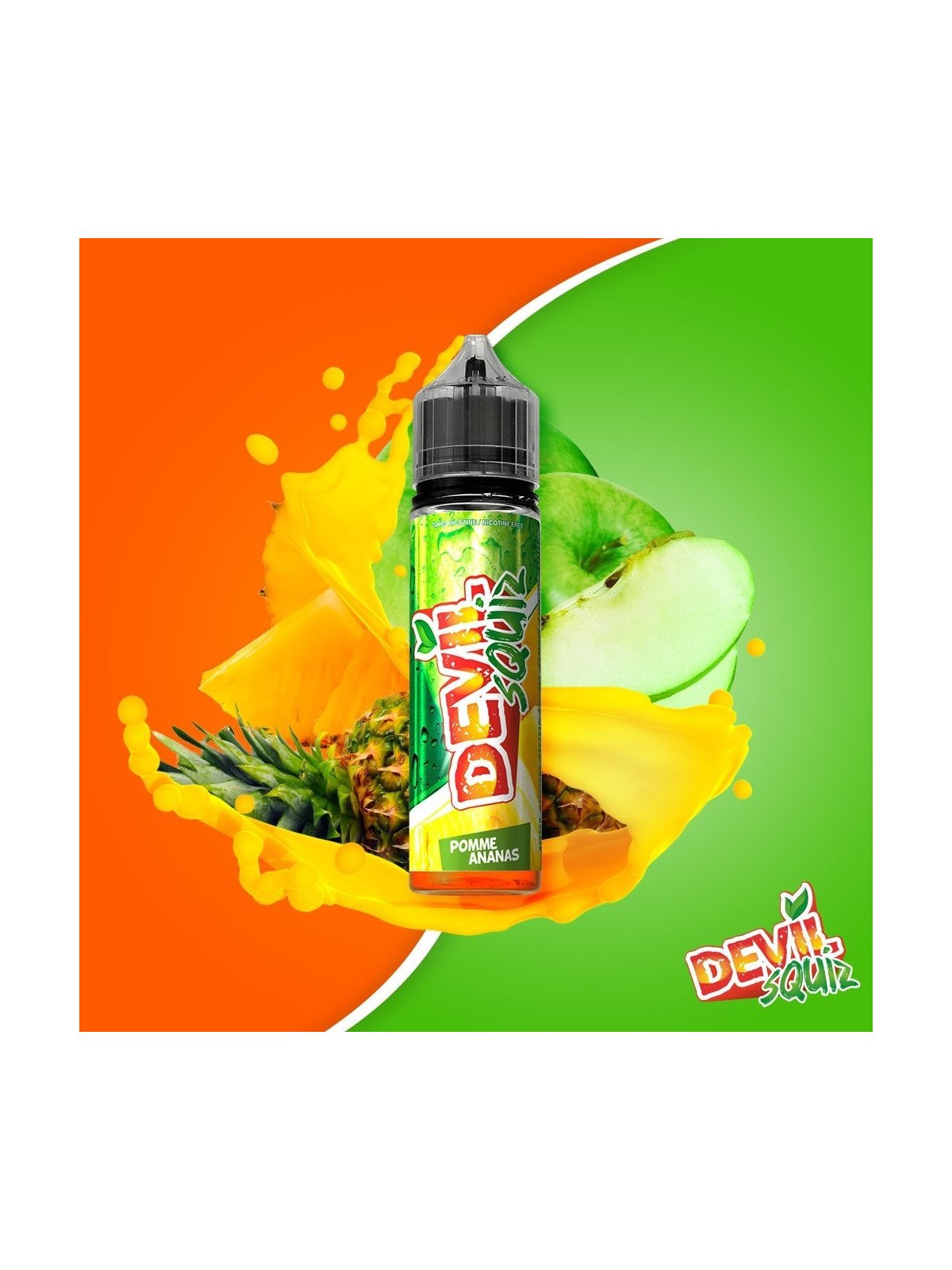 E LIQUIDE POMME ANANAS DEVIL SQUIZ 50ML - AVAP--alavape.com