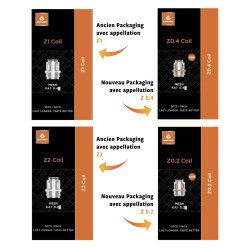 RÉSISTANCES ZEUS SUBOHM Z SERIES / 5PCS - GEEKVAPE-Ecigarettes-alavape.com