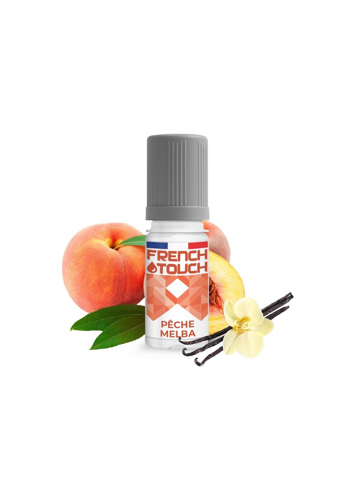 E LIQUIDE PECHE MELBA 10ML - FRENCH TOUCH--alavape.com