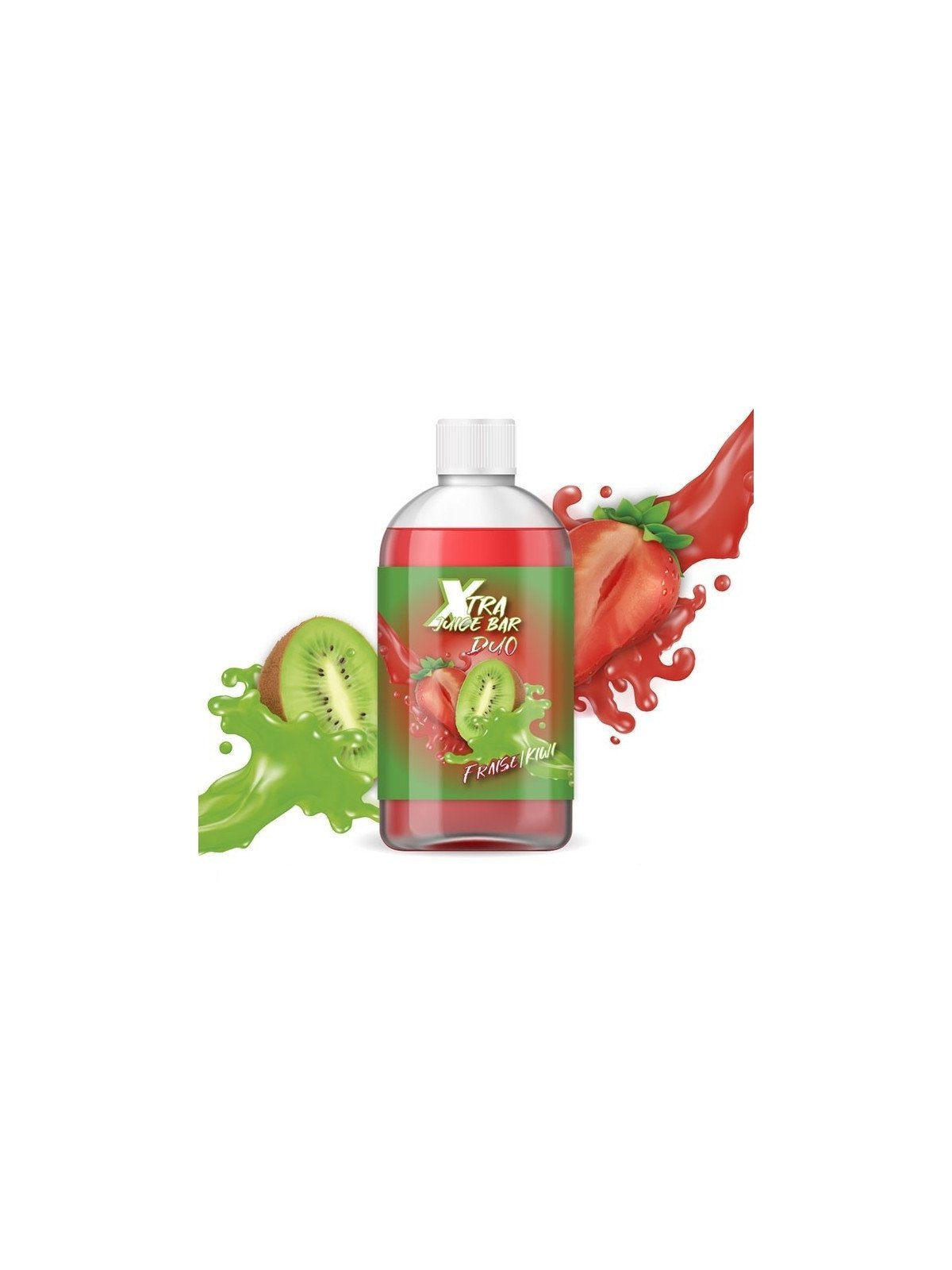 E LIQUIDE DUO FRAISE KIWI 1L - XTRA JUICE BAR--alavape.com