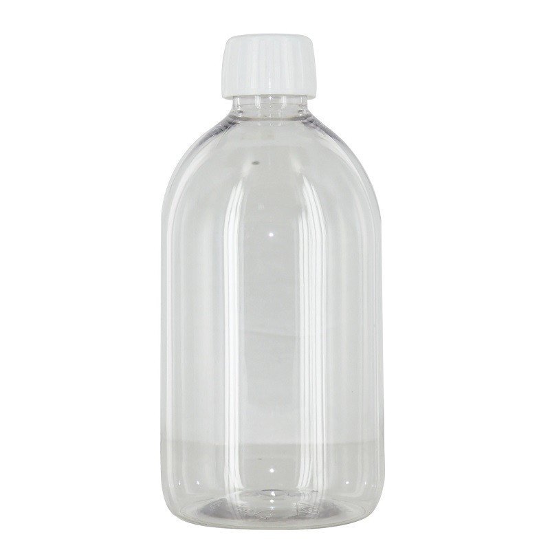 FLACON 500ML PET CRISTAL / 10PCS-DIY - Do It Yourself-alavape.com