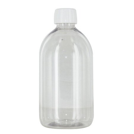 FLACON 500ML PET CRISTAL / 10PCS-DIY - Do It Yourself-alavape.com