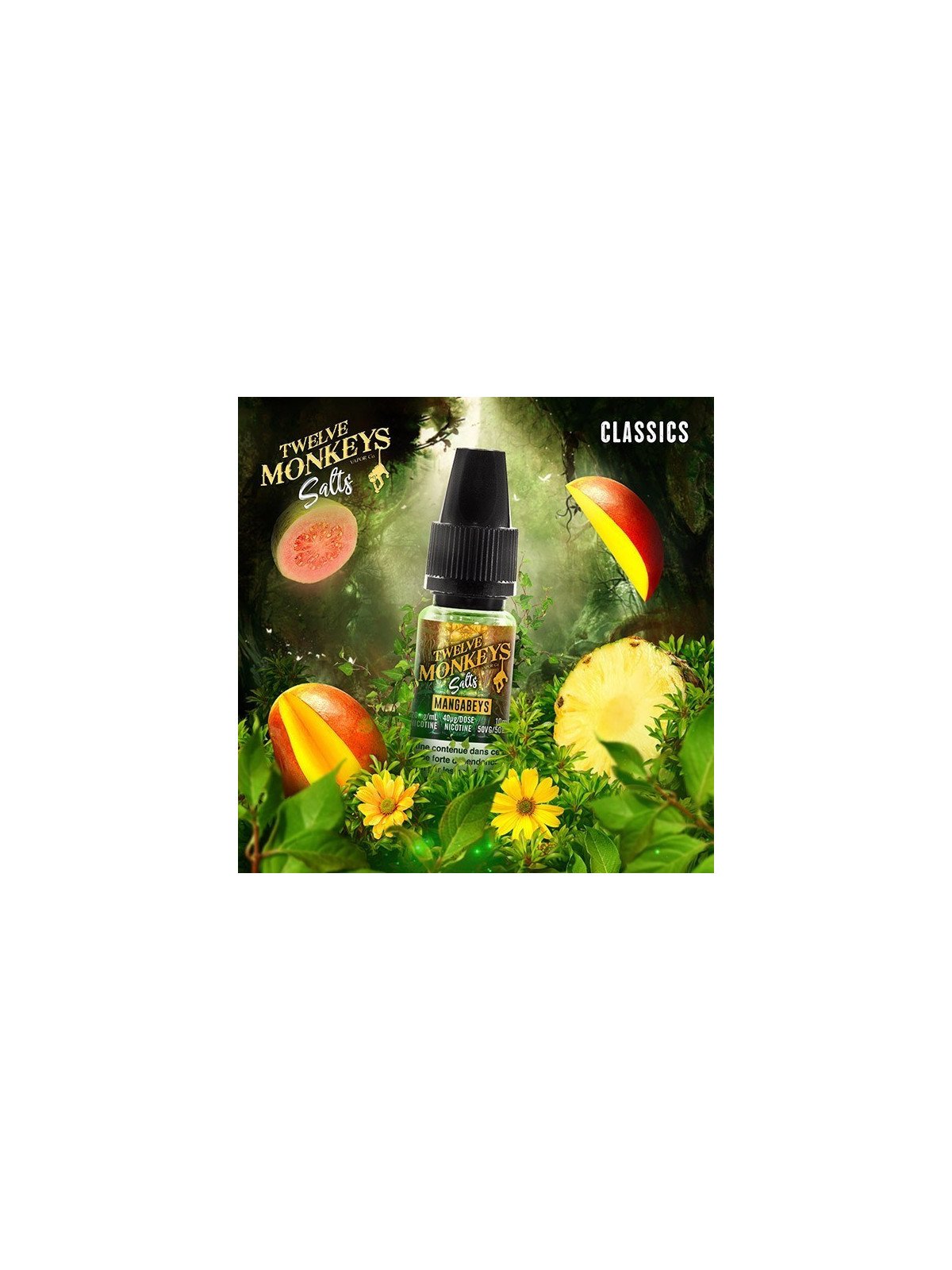 E LIQUIDE MANGABEYS SALTS - TWELVE MONKEYS--alavape.com