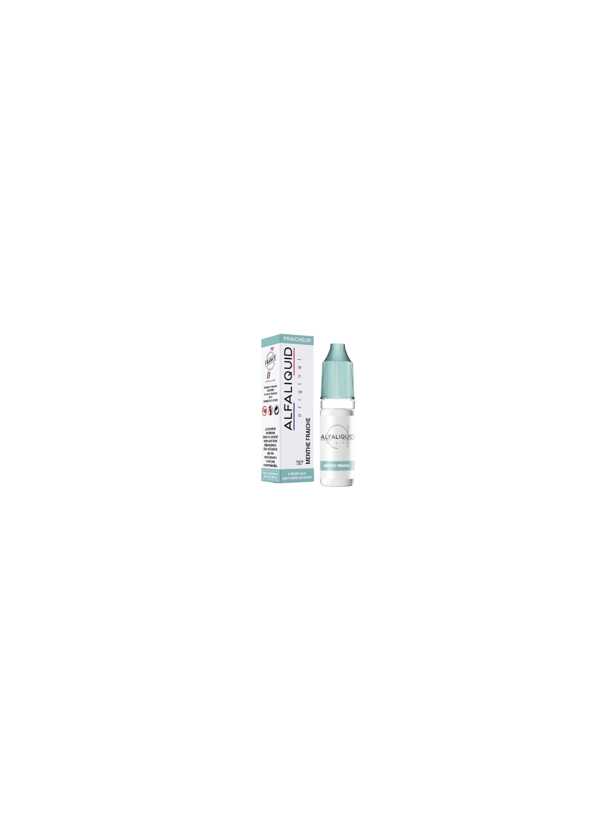 E LIQUIDE MENTHE FRAÎCHE 10ML - ALFALIQUID--alavape.com