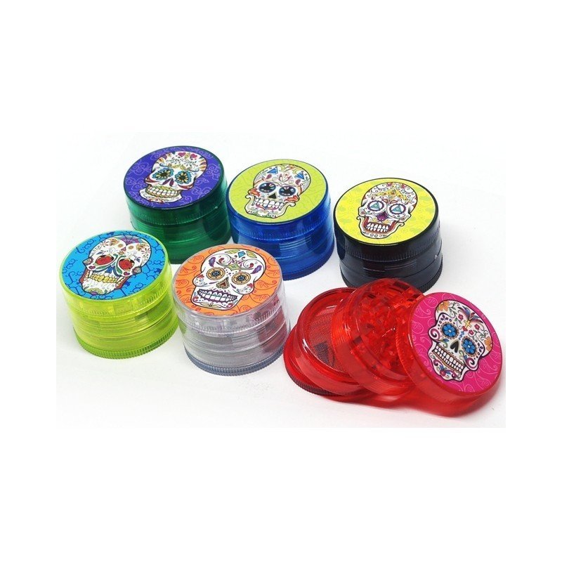 GRINDER PLASTIQUE LA CATRINA 5CM (388807)-CBD-alavape.com