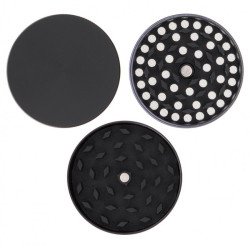 GRINDER METAL NOIR 5CM 3 ÉLÉMENTS-Accessoires-alavape.com