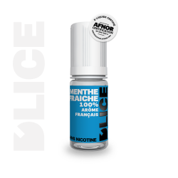 E LIQUIDE MENTHE FRAICHE 10ML - D'LICE--alavape.com
