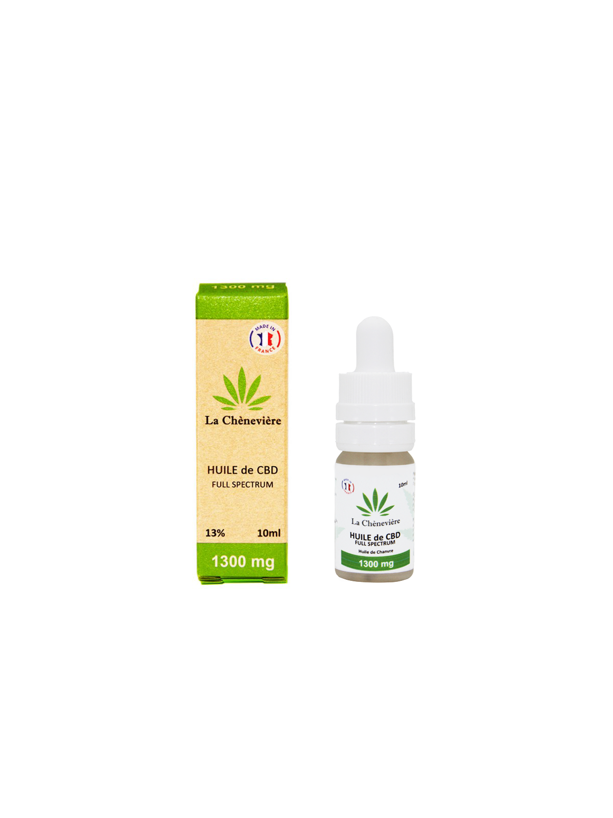 HUILES CBD FULL SPECTRUM 10ML - LA CHÈNEVIÈRE-CBD-alavape.com