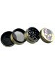 GRINDER METAL CRANE 4CM 4 PARTIES (26018)-CBD-alavape.com