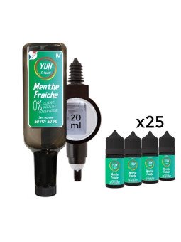 E LIQUIDE MENTHE FRAÎCHE 500ML - JUICE BAR YUN--alavape.com