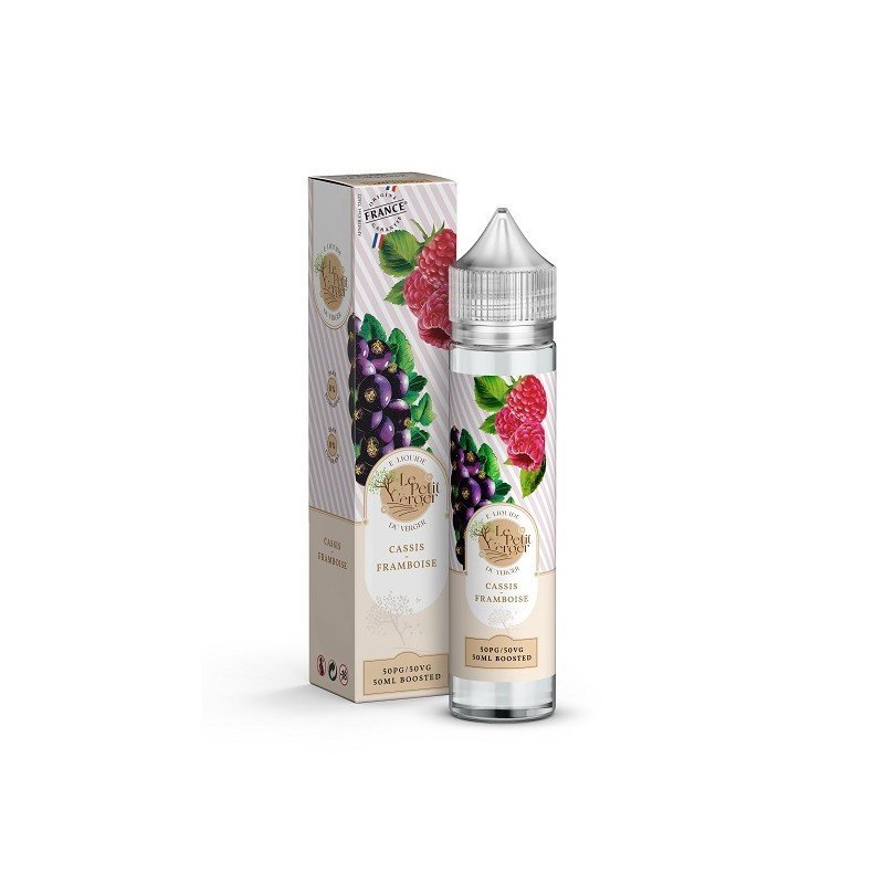 E LIQUIDE CASSIS FRAMBOISE 50ML - LE PETIT VERGER--alavape.com