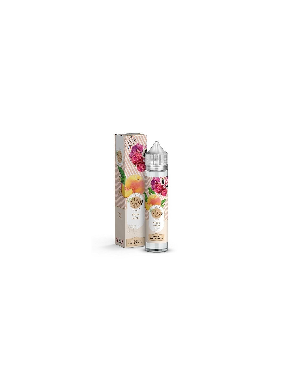 E LIQUIDE PÊCHE LITCHI 50ML - LE PETIT VERGER--alavape.com