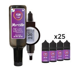 E LIQUIDE MYRTILLE 500ML - JUICE BAR YUN--alavape.com