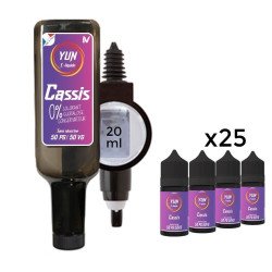 E LIQUIDE CASSIS 500ML - JUICE BAR YUN--alavape.com