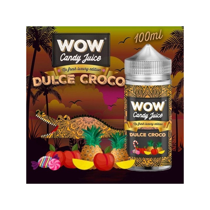 E LIQUIDE DULCE CROCO NO FRESH 100ML - WOW CANDY JUICE--alavape.com