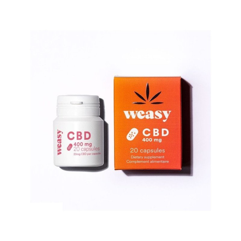 CAPSULES DE CBD 20MG - WEAZY-CBD-alavape.com