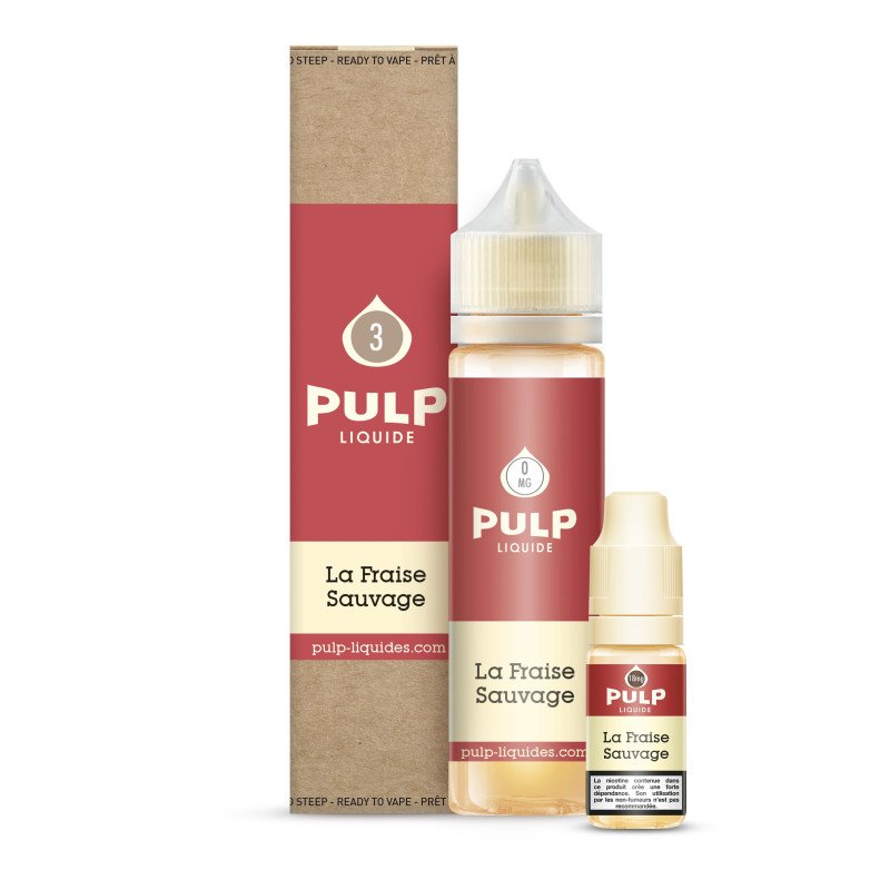 E LIQUIDE PACK 60ML FRAISE SAUVAGE - PULP--alavape.com