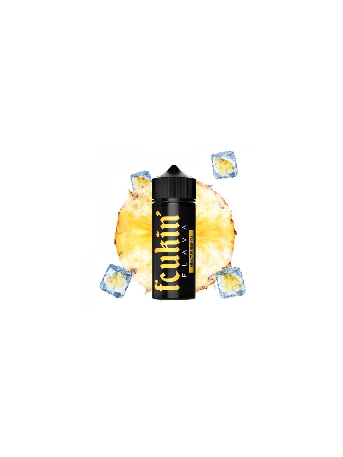 E LIQUIDE FREEZY PINEAPPLE 100ML - FCUKIN FLAVA--alavape.com