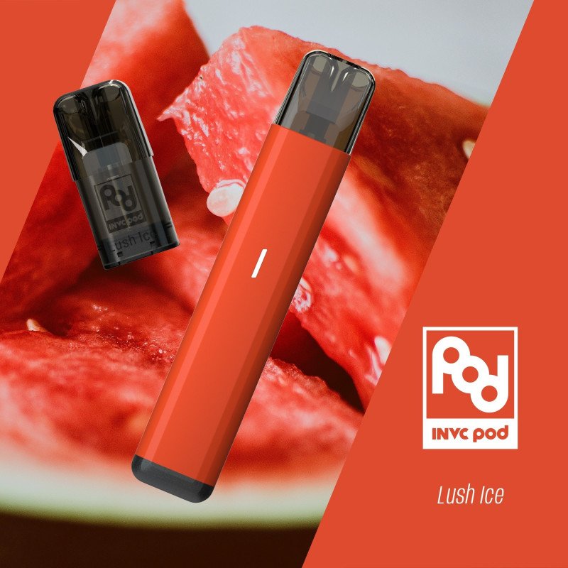 PUFF PASTÈQUE GLACÉE RECHARGEABLE - INVC-PUFFS-alavape.com