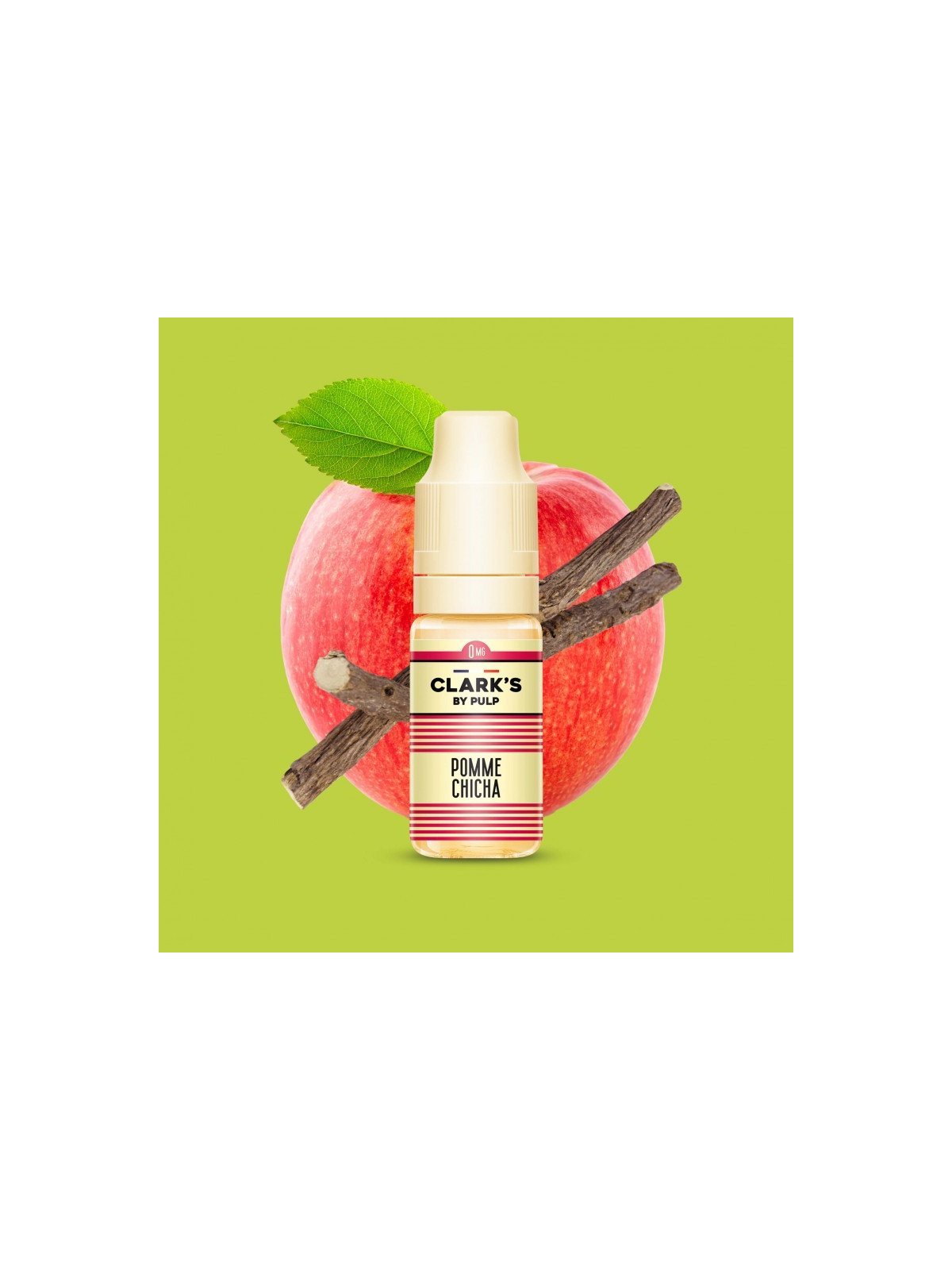 E LIQUIDE POMME CHICHA 10ML - CLARK'S BY PULP-Eliquides-alavape.com