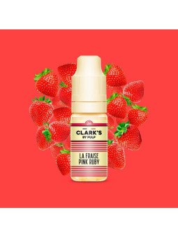 E LIQUIDE LA FRAISE PINK RUBY 10ML - CLARK'S BY PULP-Eliquides-alavape.com