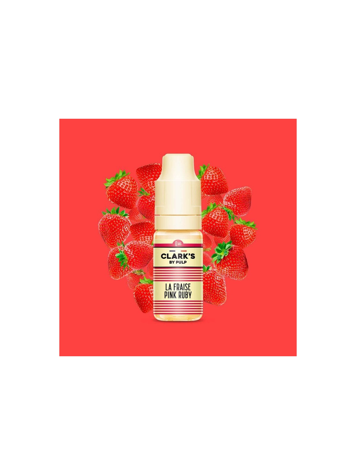 E LIQUIDE LA FRAISE PINK RUBY 10ML - CLARK'S BY PULP-Eliquides-alavape.com
