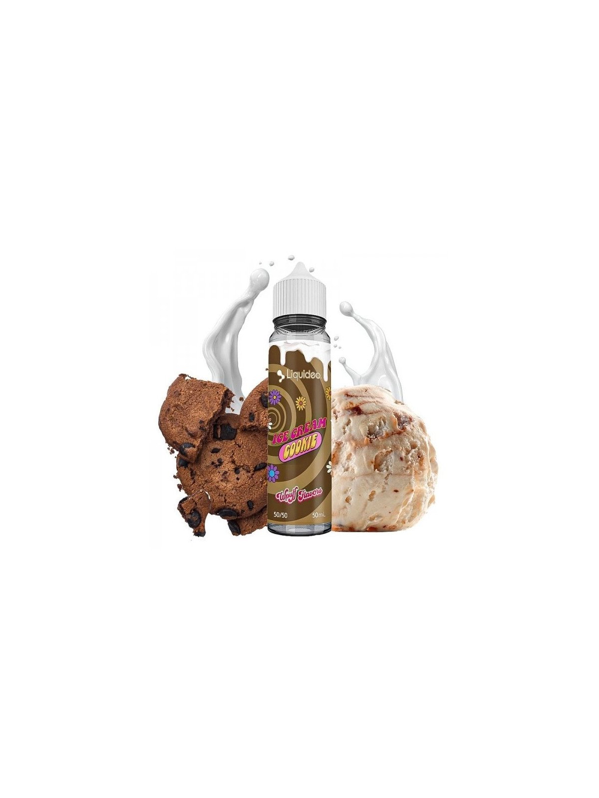E LIQUIDE ICE CREAM COOKIE 50ML - WPUFF FLAVORS LIQUIDEO-Eliquides-alavape.com