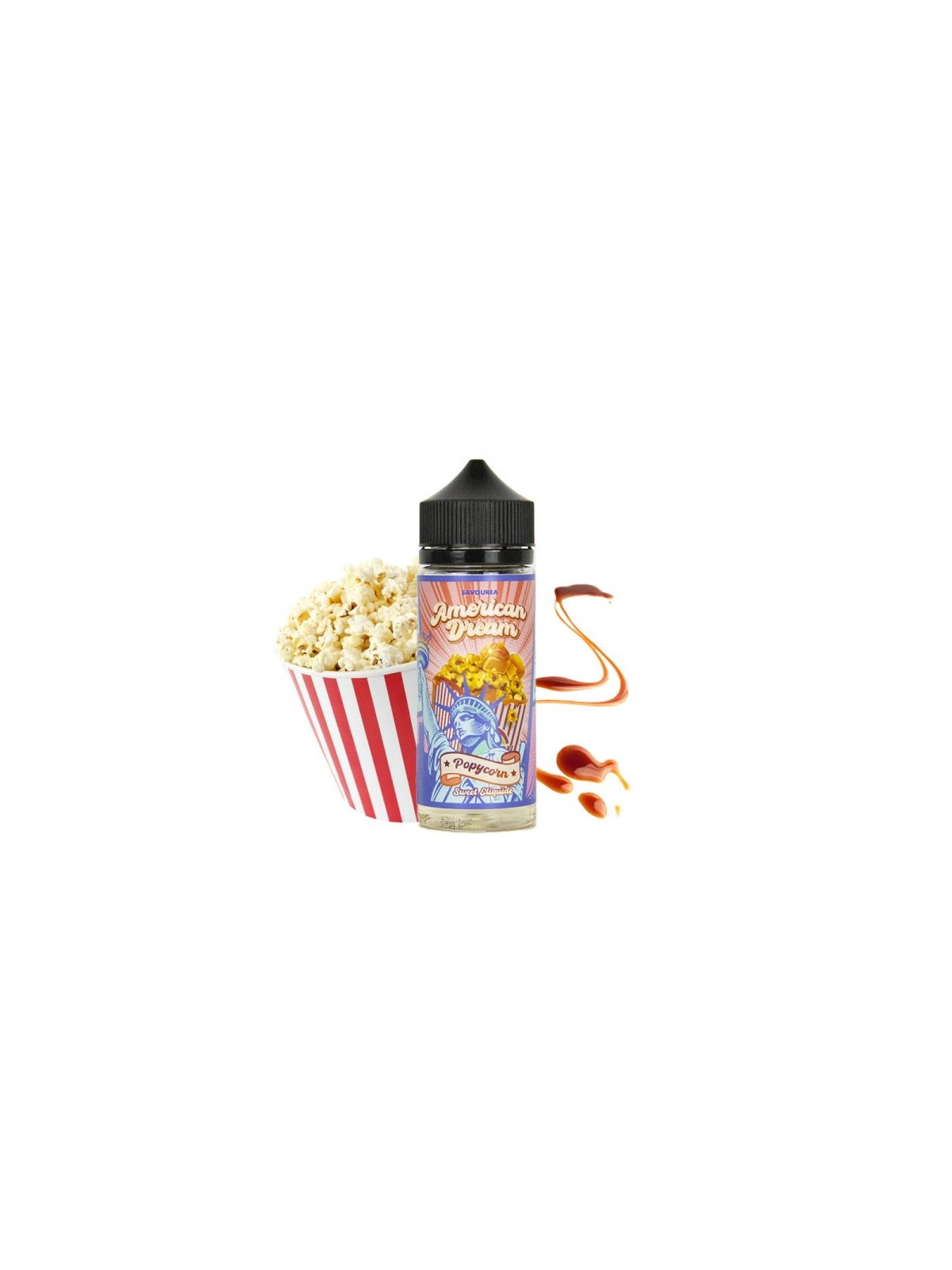 E LIQUIDE POPYCORN 100ML AMERICAN DREAM - SAVOUREA-Eliquides-alavape.com