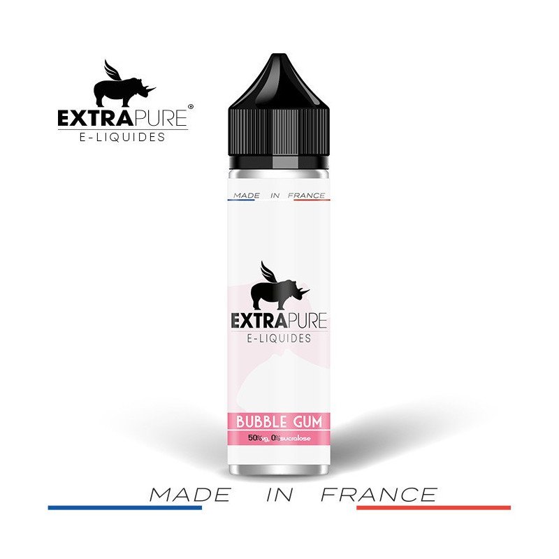 E LIQUIDE BUBBLE GUM 50ML - EXTRAPURE-Eliquides-alavape.com