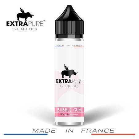 E LIQUIDE BUBBLE GUM 50ML - EXTRAPURE-Eliquides-alavape.com
