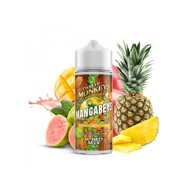 E-LIQUIDE MANGABEYS 100ML - TWELVE MONKEYS