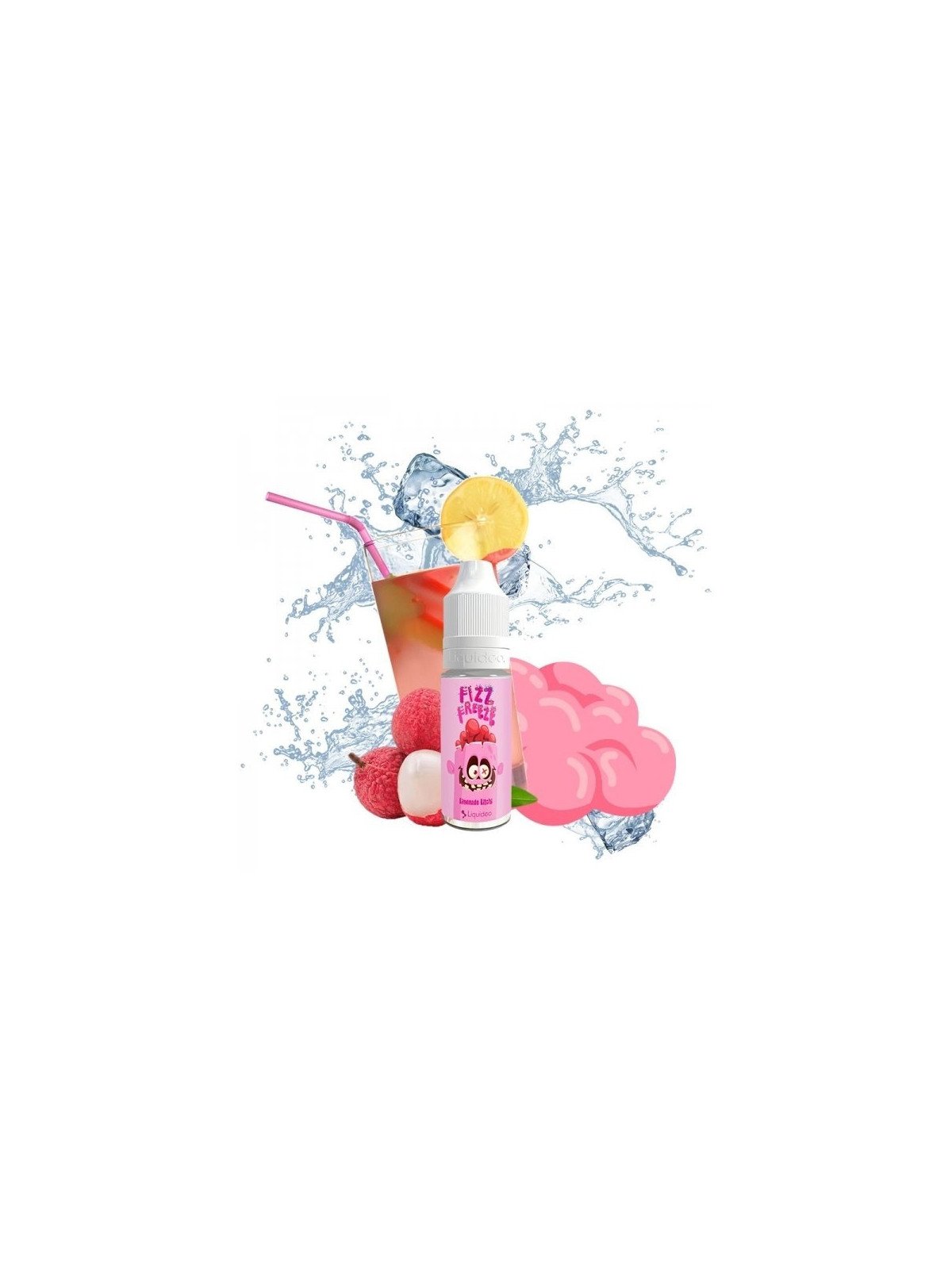 E-LIQUIDE FIZZ AND FREEZE LIMONADE LITCHI 10ML - LIQUIDEO