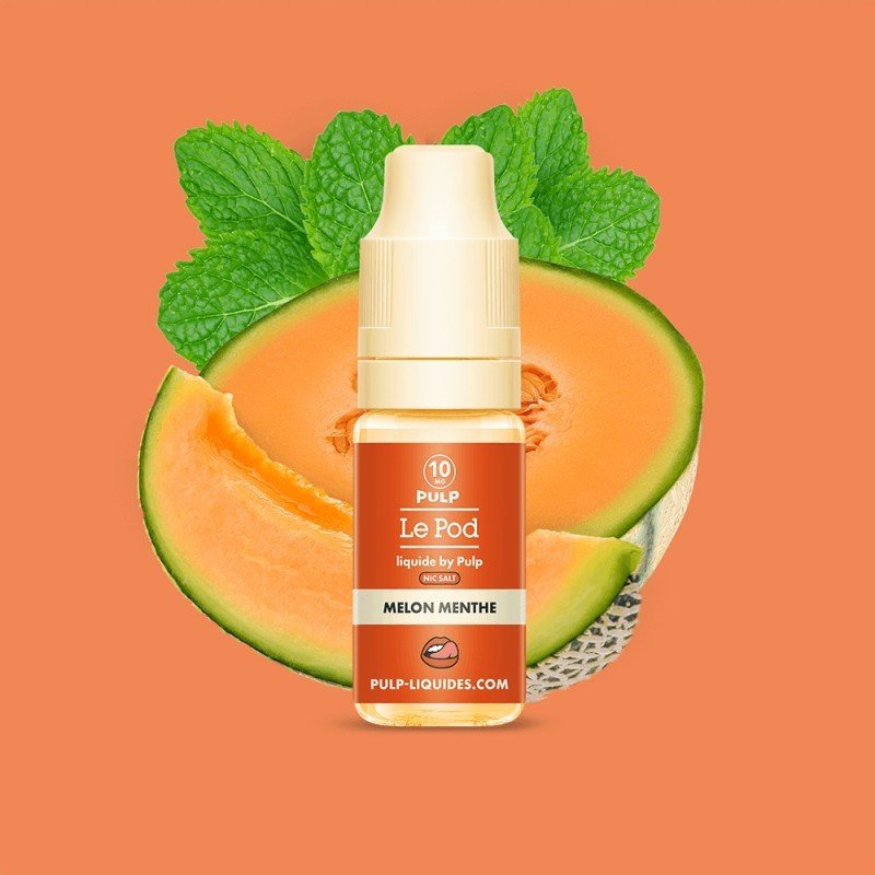 E-LIQUIDE LE POD LIQUIDE MELON MENTHE SELS DE NICOTINE 10ML - PULP