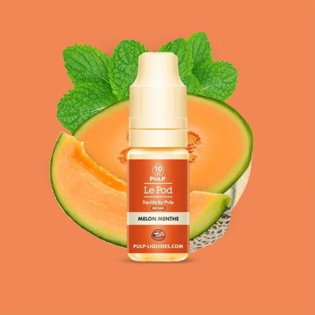 E-LIQUIDE LE POD LIQUIDE MELON MENTHE SELS DE NICOTINE 10ML - PULP