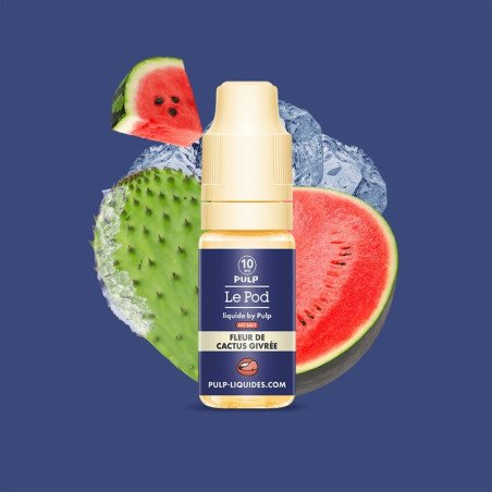 E-LIQUIDE LE POD LIQUIDE FLEUR DE CACTUS GIVRÉE SELS DE NICOTINE 10ML - PULP