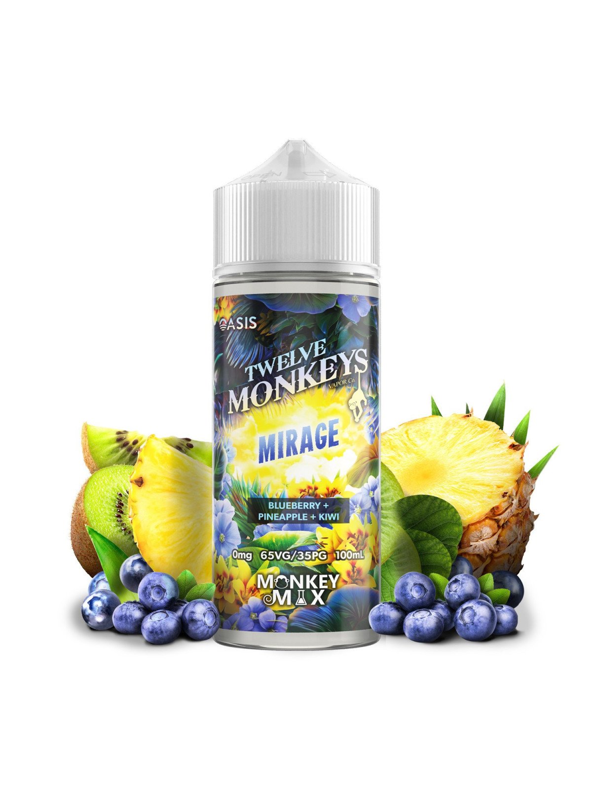 E-LIQUIDE OASIS MIRAGE 100ML - TWELVE MONKEYS