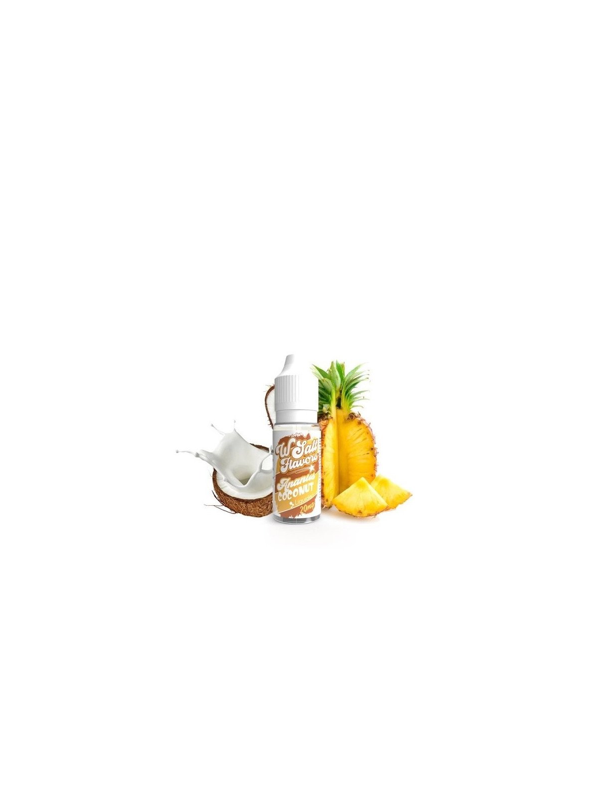 E-LIQUIDE WSALT FLAVORS ANANAS COCONUT SELS DE NICOTINE 10ML - LIQUIDEO