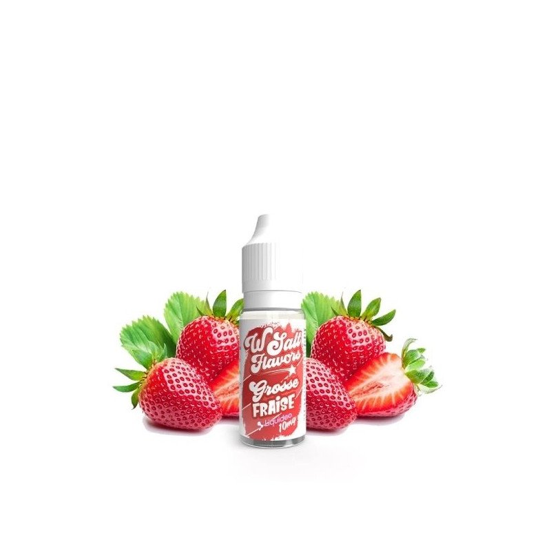 E-LIQUIDE WSALT FLAVORS GROSSE FRAISE SELS DE NICOTINE 10ML - LIQUIDEO