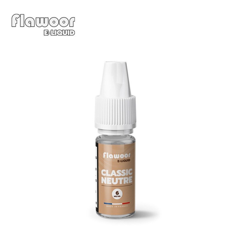 E-LIQUIDE FLAWOOR E-LIQUID CLASSIC NEUTRE 10ML - FLAWOOR