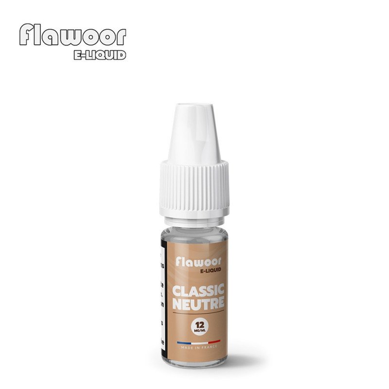 E-LIQUIDE FLAWOOR E-LIQUID CLASSIC NEUTRE 10ML - FLAWOOR