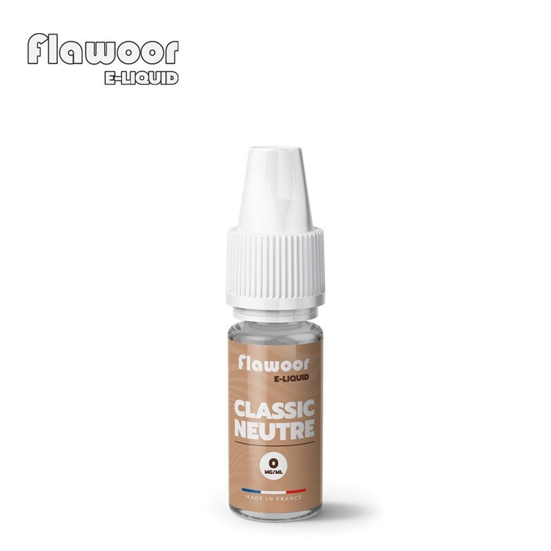 E-LIQUIDE FLAWOOR E-LIQUID CLASSIC NEUTRE 10ML - FLAWOOR