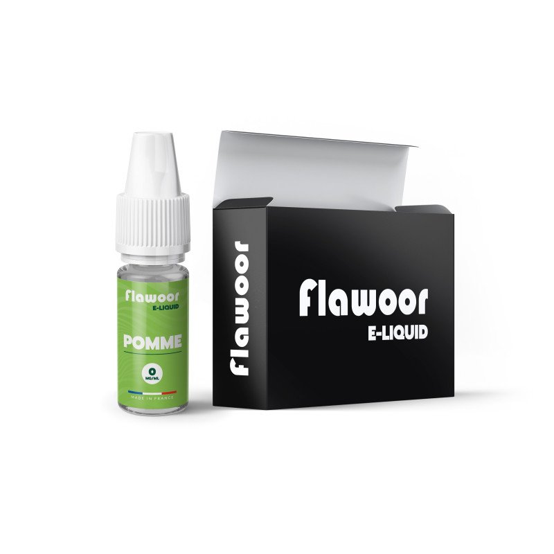 E-LIQUIDE FLAWOOR E-LIQUID POMME 10ML - FLAWOOR