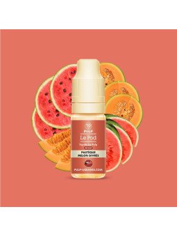 E-LIQUIDE LE POD LIQUIDE PASTÈQUE MELON GLACÉS SELS DE NICOTINE 10ML - PULP