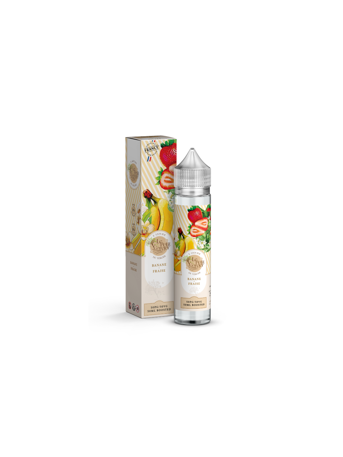E-LIQUIDE LE PETIT VERGER BANANE FRAISE 50ML - SAVOUREA