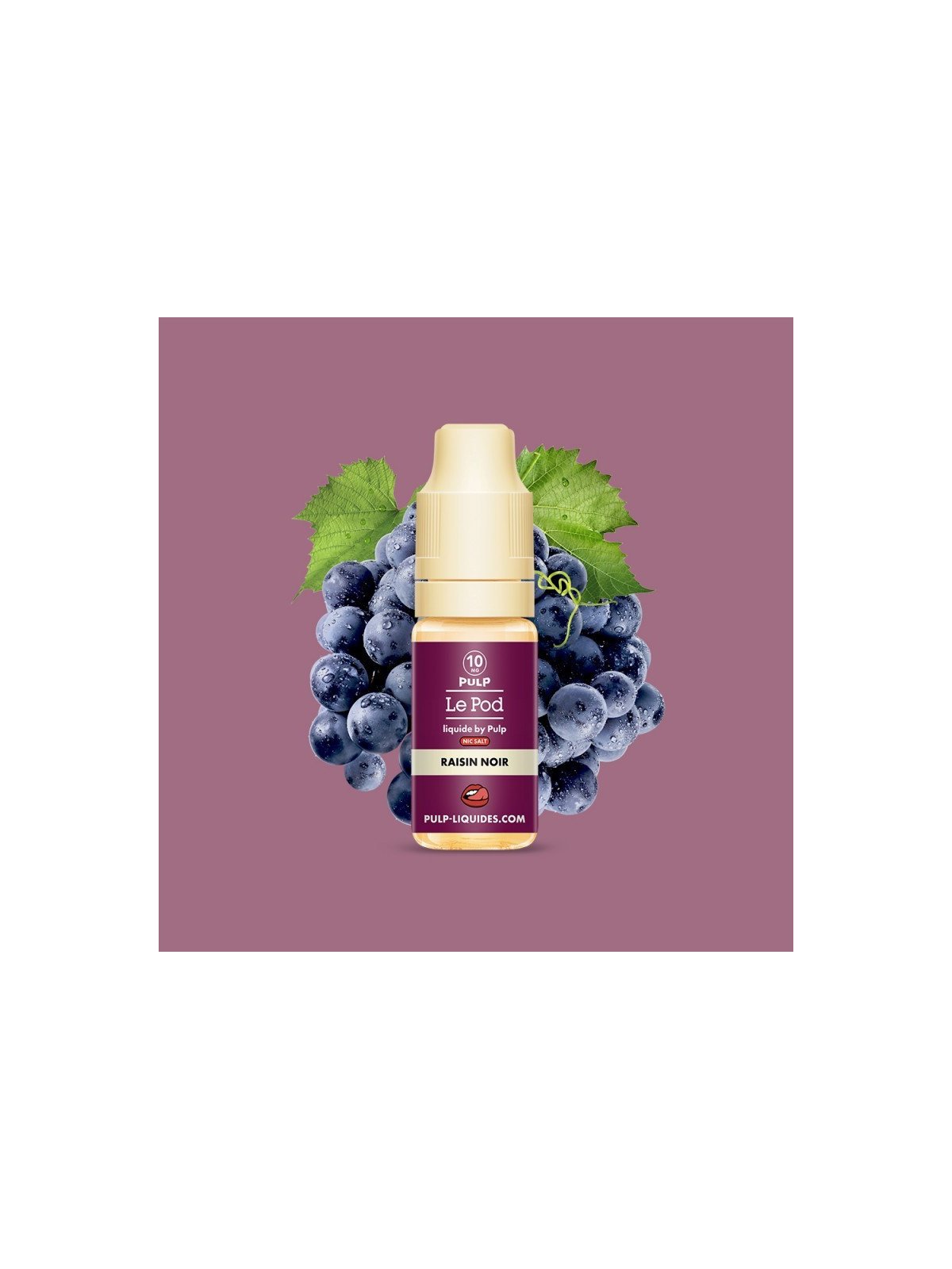 E-LIQUIDE LE POD LIQUIDE RAISIN SELS DE NICOTINE 10ML - PULP