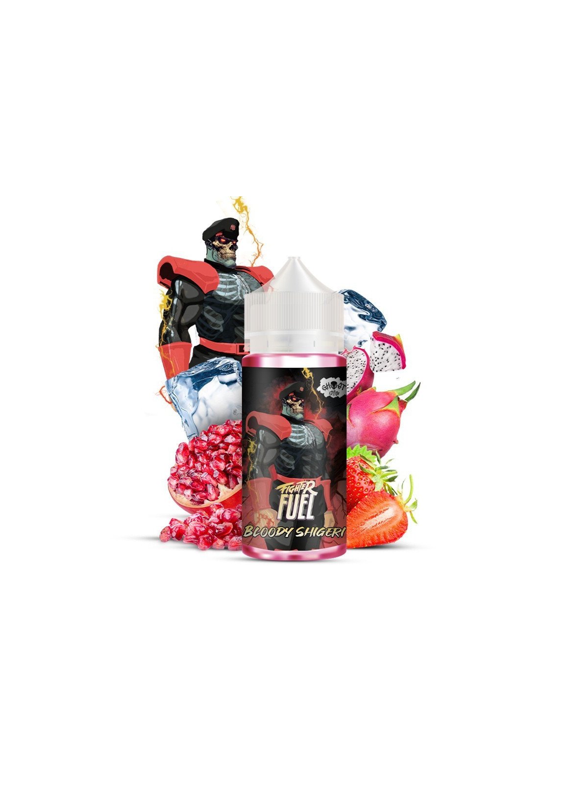 E-LIQUIDE FIGHTER FUEL BLOODY SHIGERI 100ML - MAISON FUEL