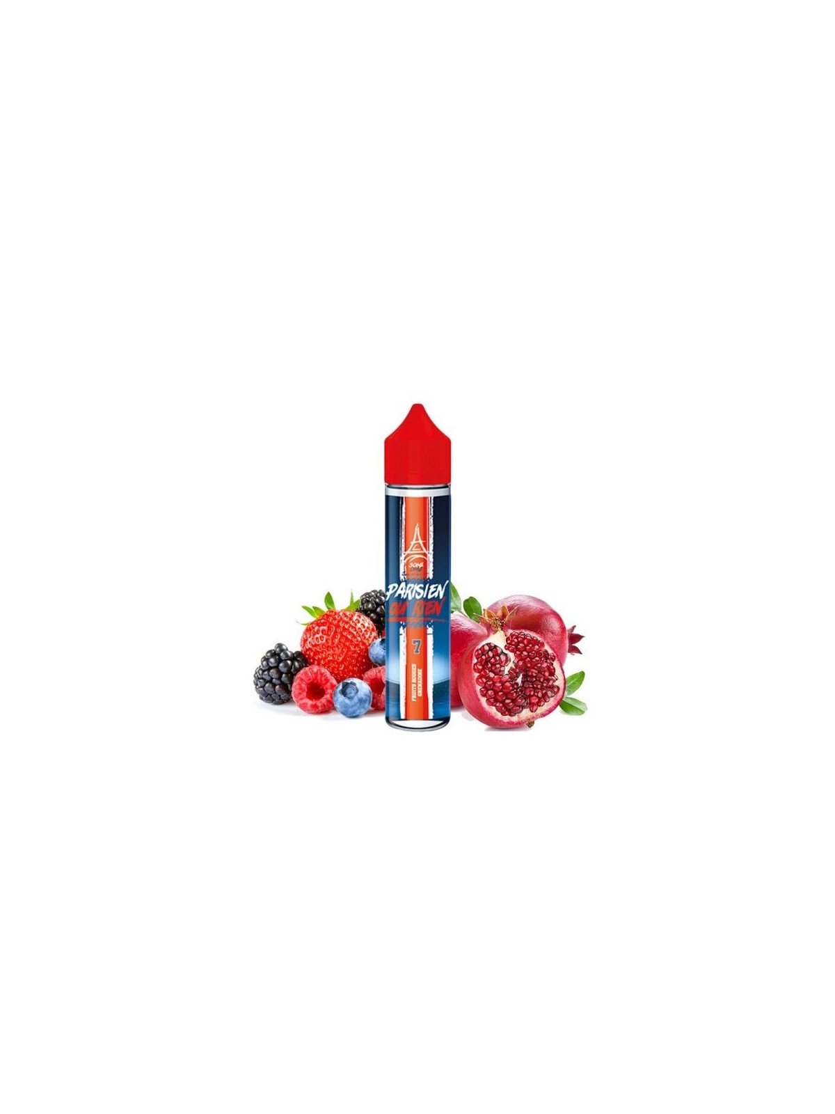 E-LIQUIDE N°7 FRUIT ROUGES GRENADINE 50ML - PARISIEN OU RIEN