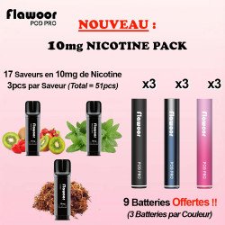 FLAWOOR Pack 10Mg De Nicotine