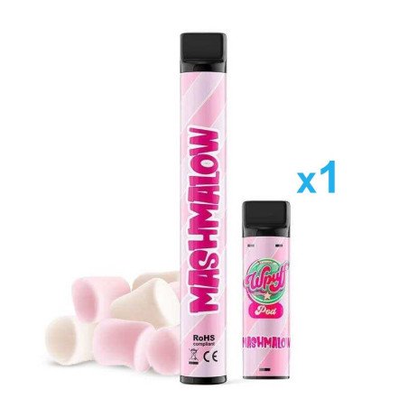 LIQUIDEO Kit Mashmalow (1Bat + 1Pod) - Wpuff 600