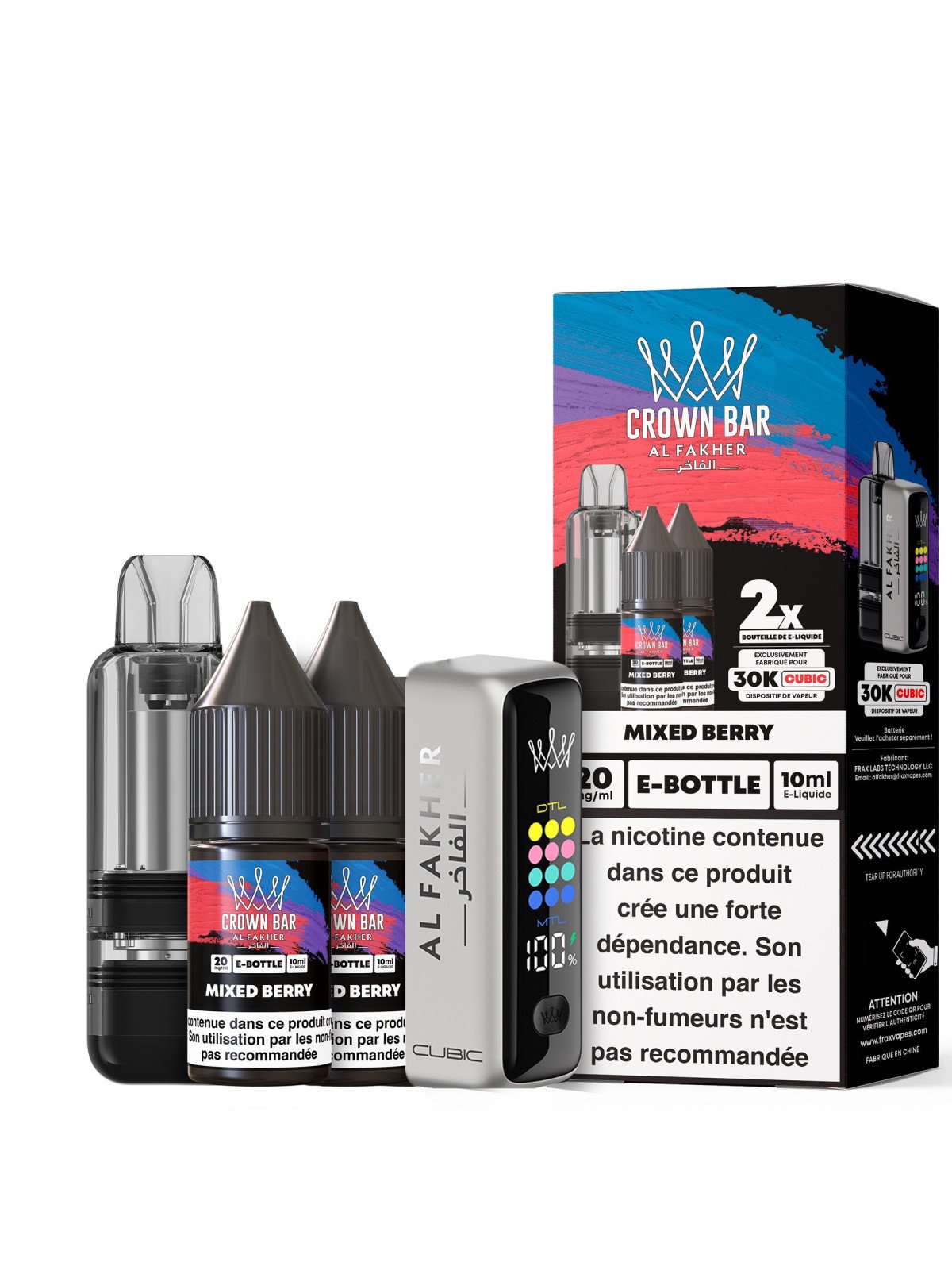 AL FAKHER Kit Cubic Mixed Berry 30K